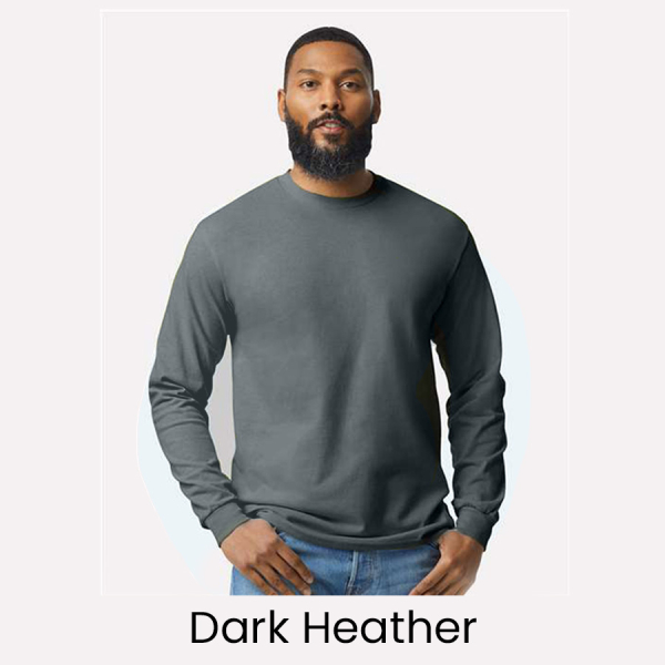 Adult Gildan Heavy Cotton Long Sleeve Tee - Image 4